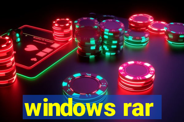 windows rar