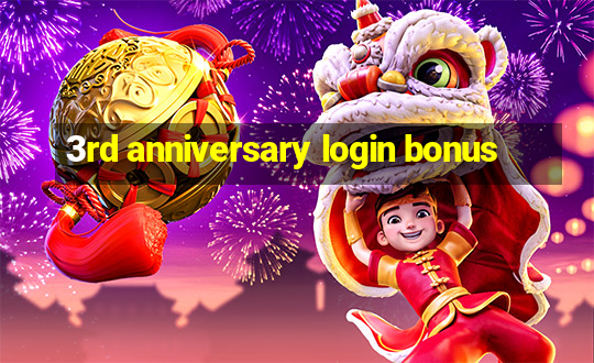 3rd anniversary login bonus