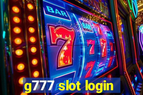 g777 slot login