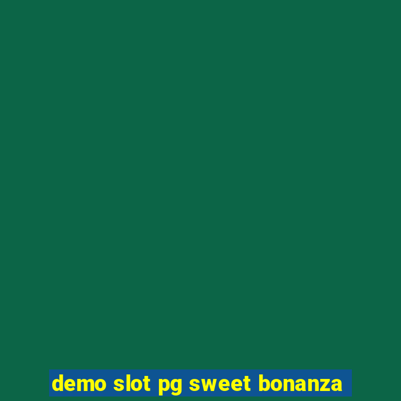 demo slot pg sweet bonanza