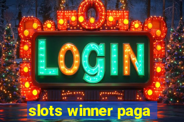 slots winner paga