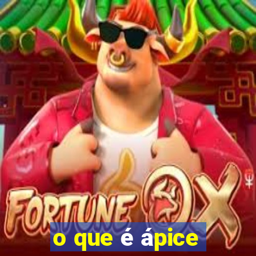 o que é ápice