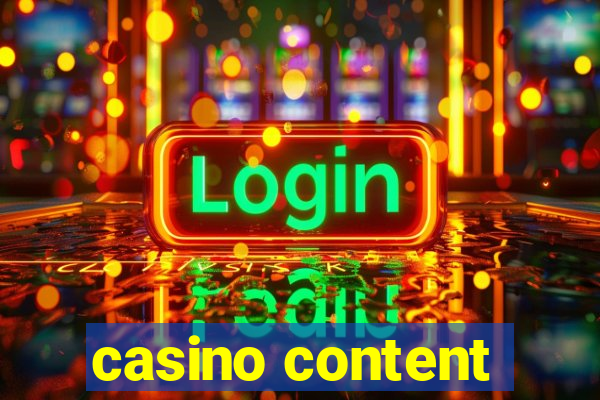 casino content