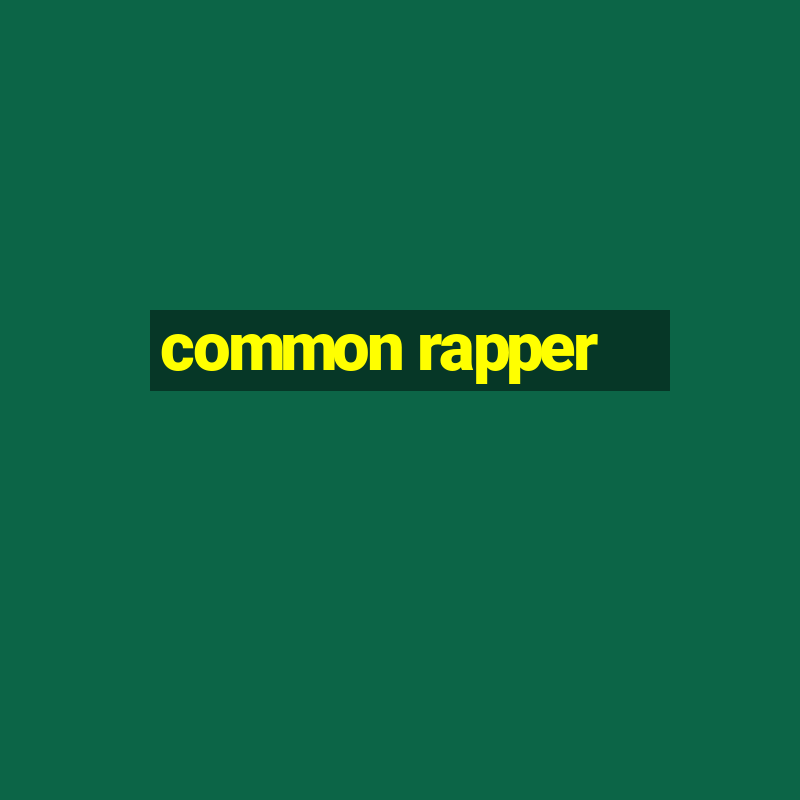 common rapper