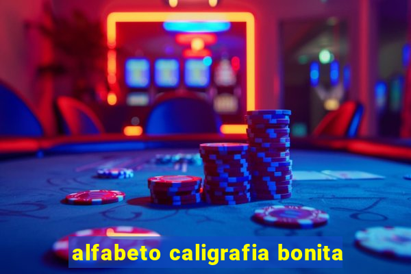 alfabeto caligrafia bonita