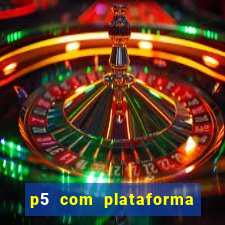 p5 com plataforma de jogos