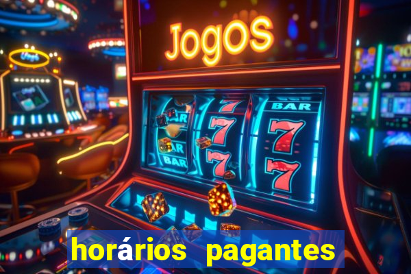 horários pagantes slots pg