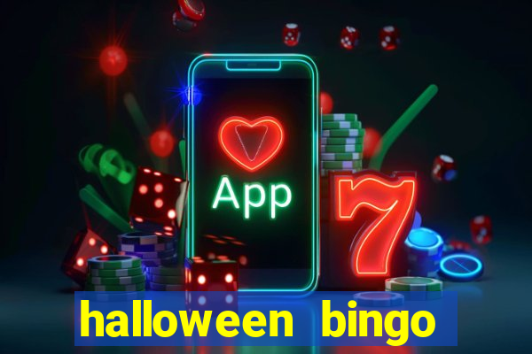 halloween bingo cards with numbers