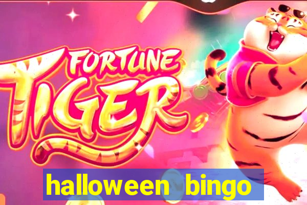 halloween bingo cards with numbers