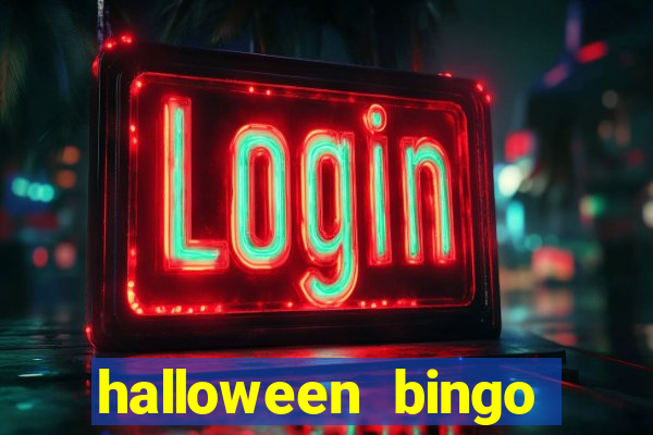 halloween bingo cards with numbers