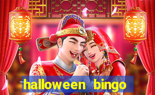 halloween bingo cards with numbers