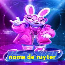 nome de ruyter