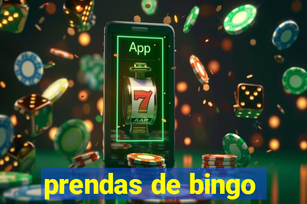 prendas de bingo