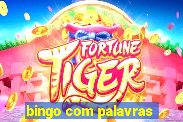 bingo com palavras