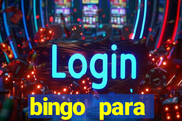 bingo para despedida de solteira para imprimir