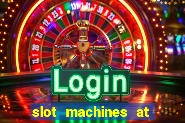 slot machines at mgm springfield