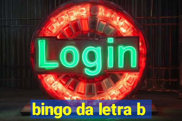 bingo da letra b