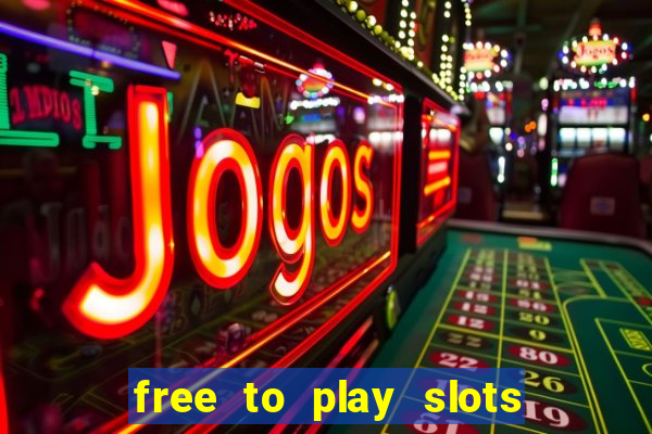 free to play slots online no download