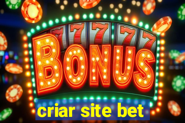 criar site bet