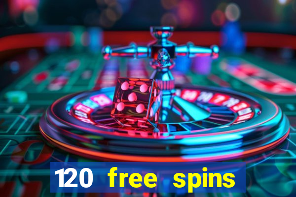 120 free spins online casino promotion