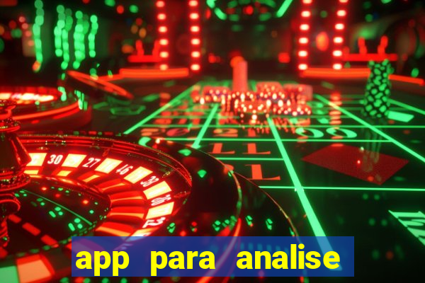 app para analise de jogos de futebol