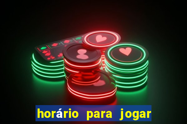 horário para jogar no rabbit