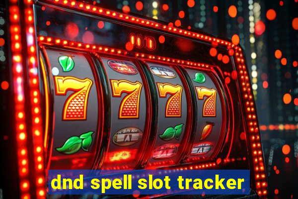 dnd spell slot tracker