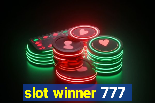 slot winner 777