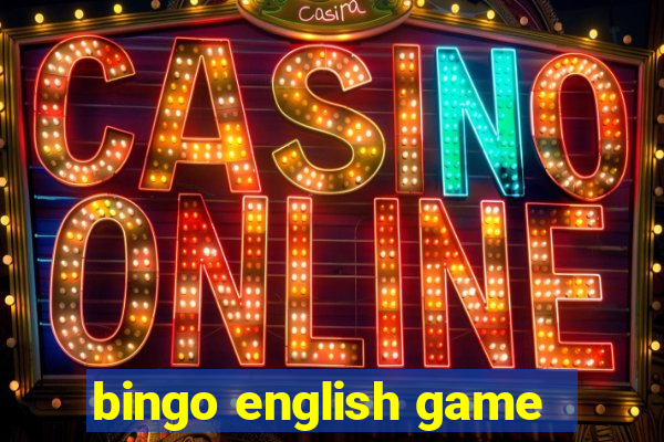 bingo english game