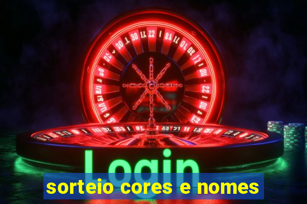 sorteio cores e nomes