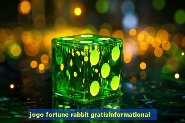 jogo fortune rabbit gratisInformational