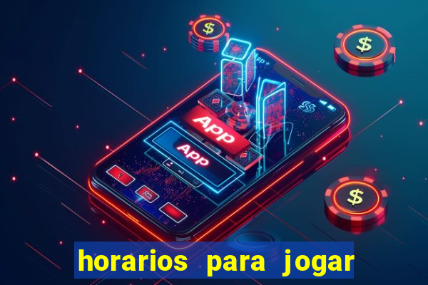 horarios para jogar no fortune rabbit