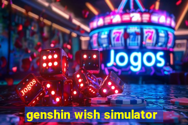 genshin wish simulator