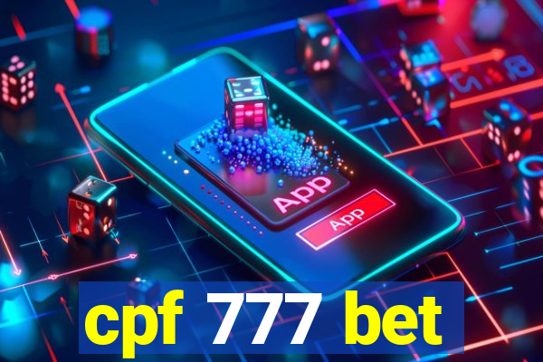 cpf 777 bet