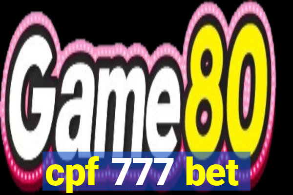 cpf 777 bet