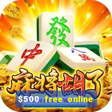 $500 free online casino bonus