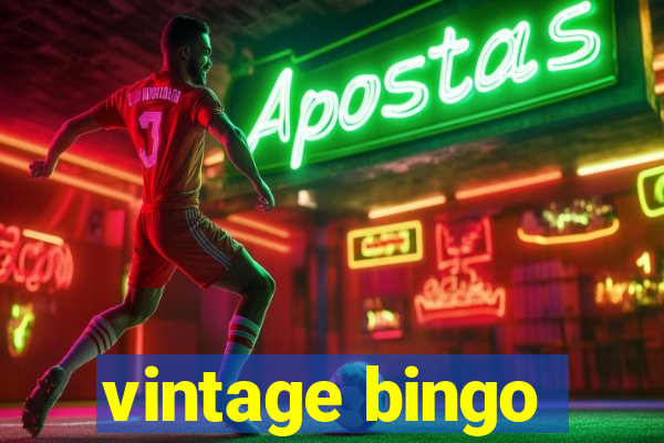 vintage bingo