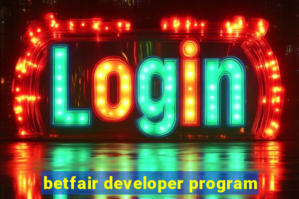 betfair developer program