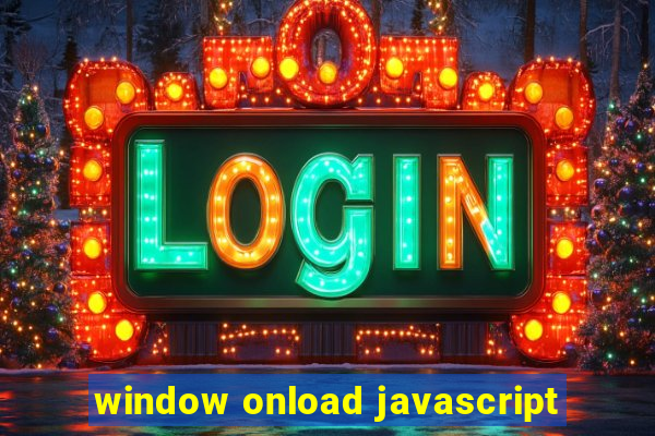 window onload javascript