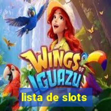 lista de slots