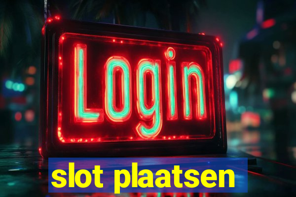 slot plaatsen