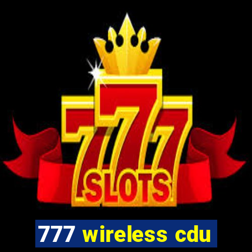 777 wireless cdu