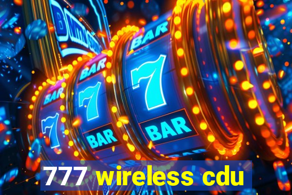 777 wireless cdu