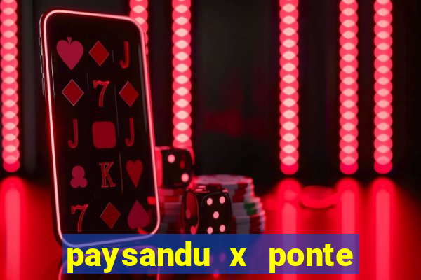 paysandu x ponte preta palpite