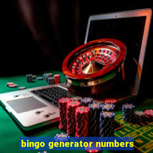 bingo generator numbers