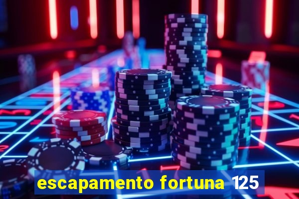 escapamento fortuna 125