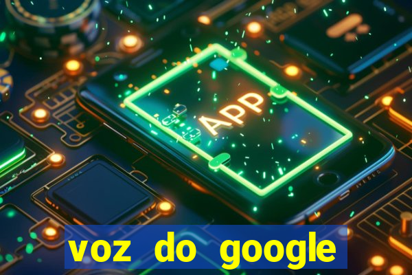 voz do google tradutor homem