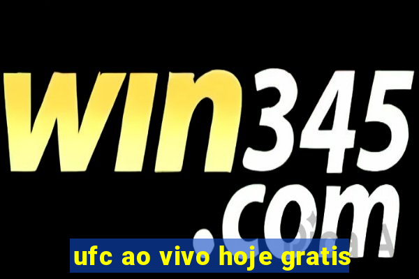 ufc ao vivo hoje gratis