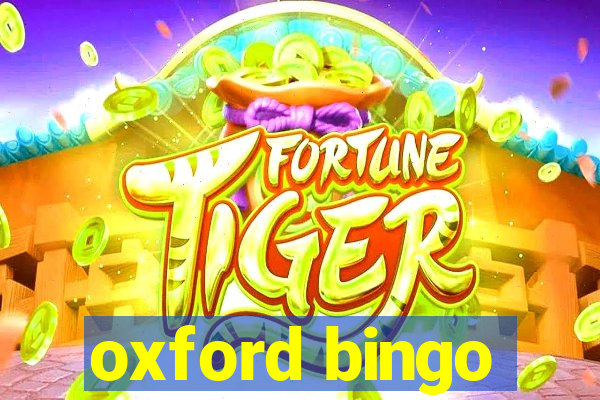 oxford bingo