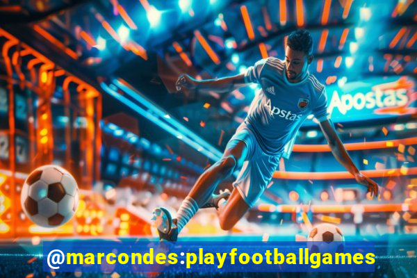 @marcondes:playfootballgames bingo football